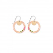 Earrings | Small Outline Circle Drop Earrings | Kirsten Katz | Blossom